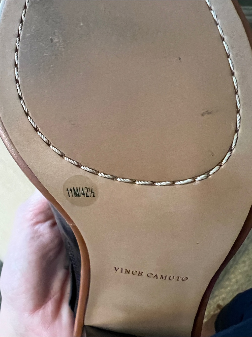 Vince Camuto Black Slide Mule Sandals - Picture 4 of 4